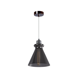Cветильник BENETTI Modern Fusione подвесной серый/дымчатый, 1xE27, коллекция MOD-021