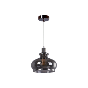 Cветильник BENETTI Modern Fusione подвесной серый/дымчатый, 1xE27, коллекция MOD-022