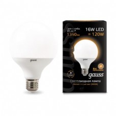 Лампа Gauss LED G95 E27 16W 3000K 1/32