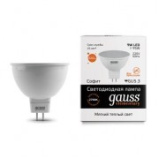 Лампа Gauss LED Elementary MR16 GU5.3 9W 2700K 1/10/100