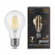 Лампа Gauss LED Filament Graphene A60 E27 15W 2700К 1/10/40
