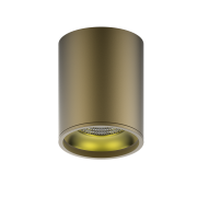 LED светильник накладной HD001 12W (кофе золото) 3000K 79x100мм 1/30