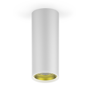LED светильник накладной HD012 12W (белый золото) 3000K 79x200мм 1/30