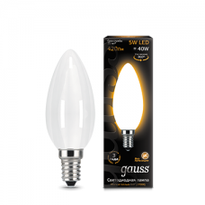 Лампа Gauss LED Filament Candle OPAL E14 5W 2700К 1/10/50