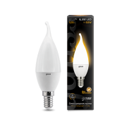 Лампа Gauss LED Candle tailed E14 6.5W 2700K 1/10/50