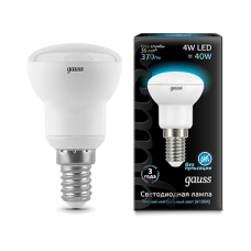Лампа Gauss LED Reflector R39 E14 4W 4100K 1/10/50