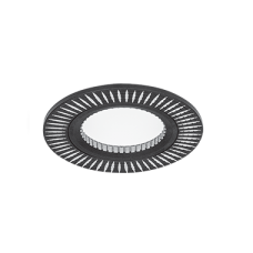 Светильник Gauss Aluminium AL014 Круг. Черный/Хром, Gu5.3 1/100