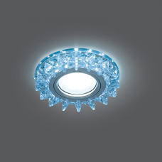 Светильник Gauss Backlight BL038 Кругл. Кристалл/Хром, Gu5.3, LED 4100K 1/40