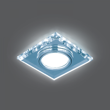 Светильник Gauss Backlight BL062 Квадрат. Кристалл/Хром, Gu5.3, LED 4100K 1/40