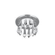 Светильник Gauss Brilliance PT001, Кристалл/Хром, Gu5.3 1/30