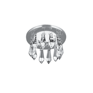 Светильник Gauss Brilliance PT001, Кристалл/Хром, Gu5.3 1/30