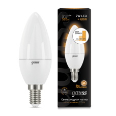 Лампа Gauss LED Candle E14 7W 2700К step dimmable 