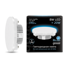 Лампа Gauss LED GX53 8W 4100K